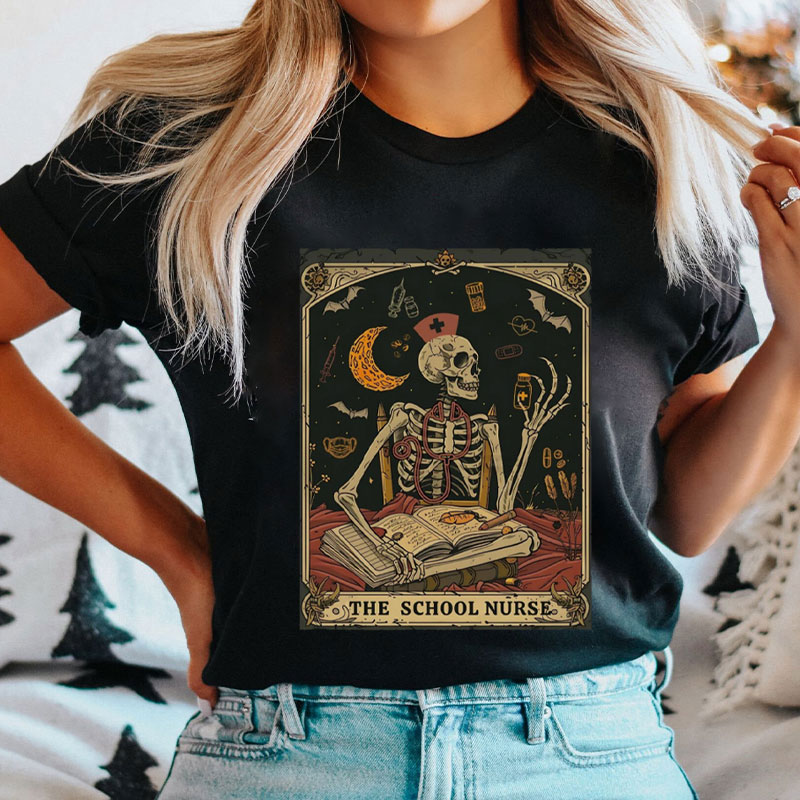 Mystic School Nurse Bone Nurse T-Shirt