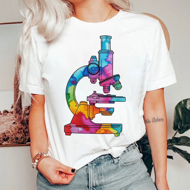Tie Tye Style Microscope T-shirt