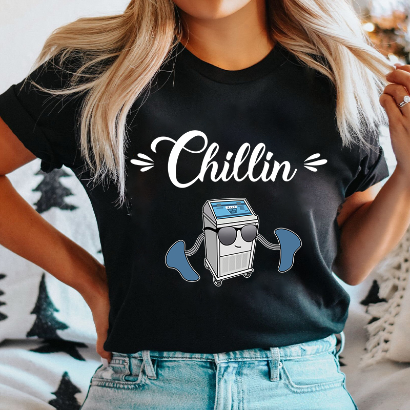 Chillin Funny ICU Nurse T-Shirt