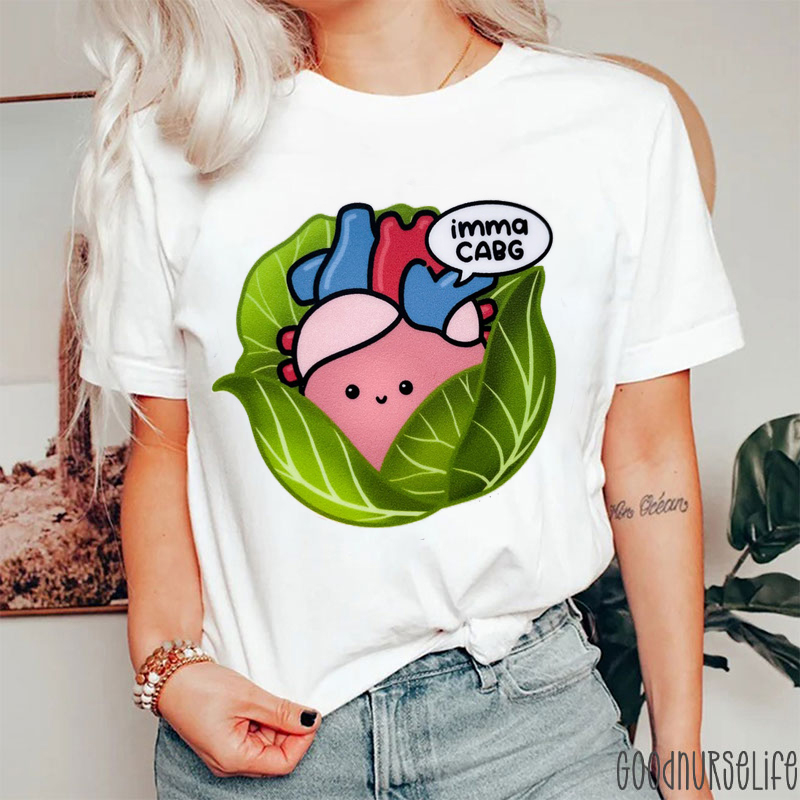 Imma CABG Cardiology Nurse T-Shirt