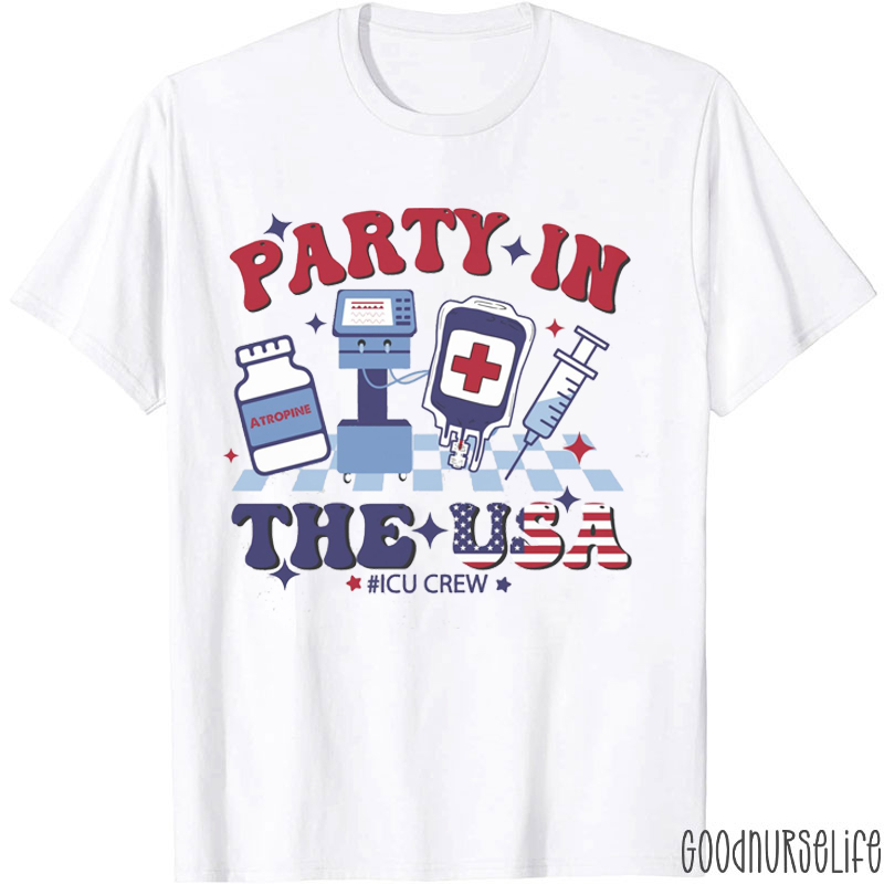 Personalized Party In The USA Nurse