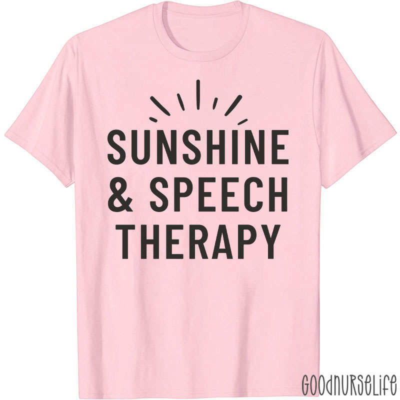 Sunshine & Speech Therapy T-Shirt