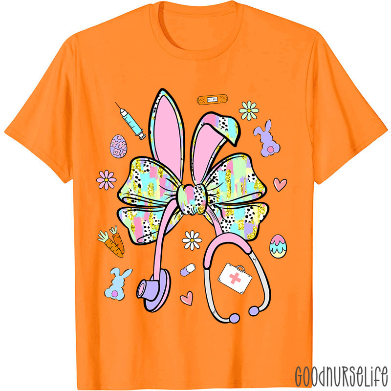Easter Bunny Stethoscope Nurse T-Shirt
