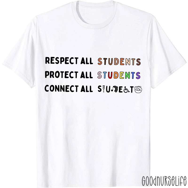 Connect All Students Speech Therapist T-Shirt