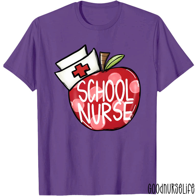 School Nurse Apple T-Shirt