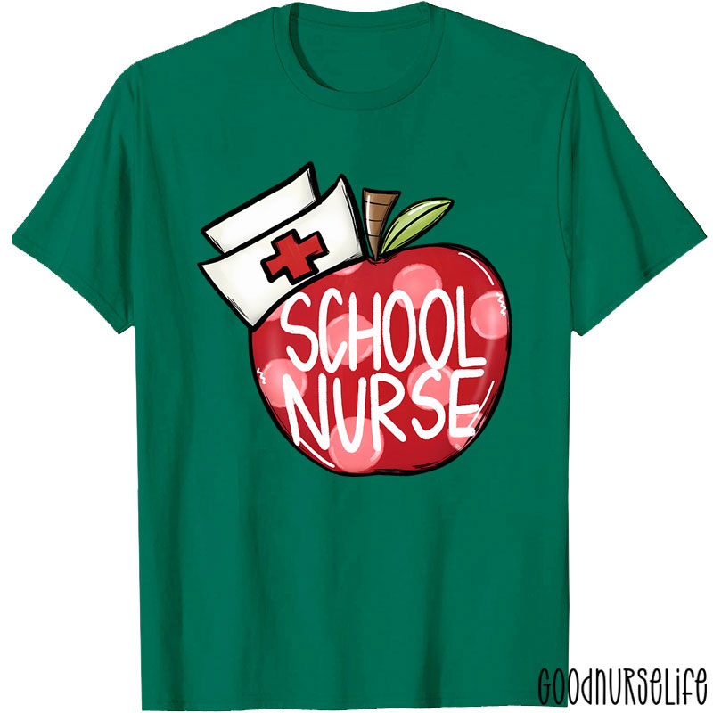 School Nurse Apple T-Shirt