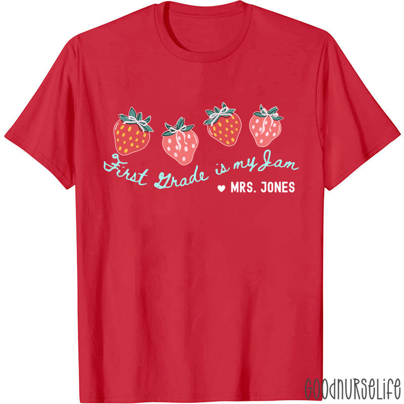 Personalized Nursing Is My Jam T-Shirt