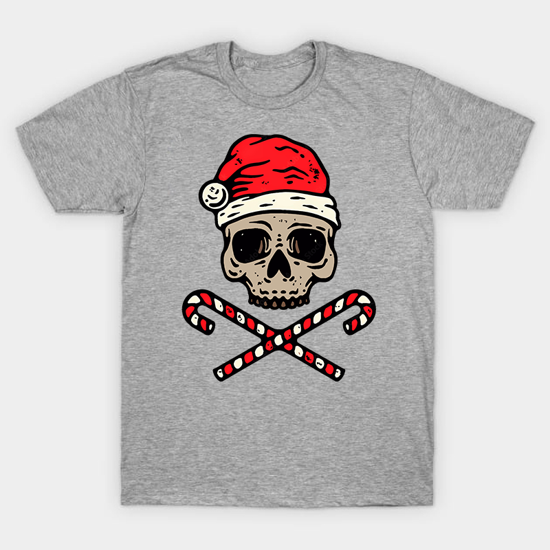 Christmas Skull Nurse T-Shirt