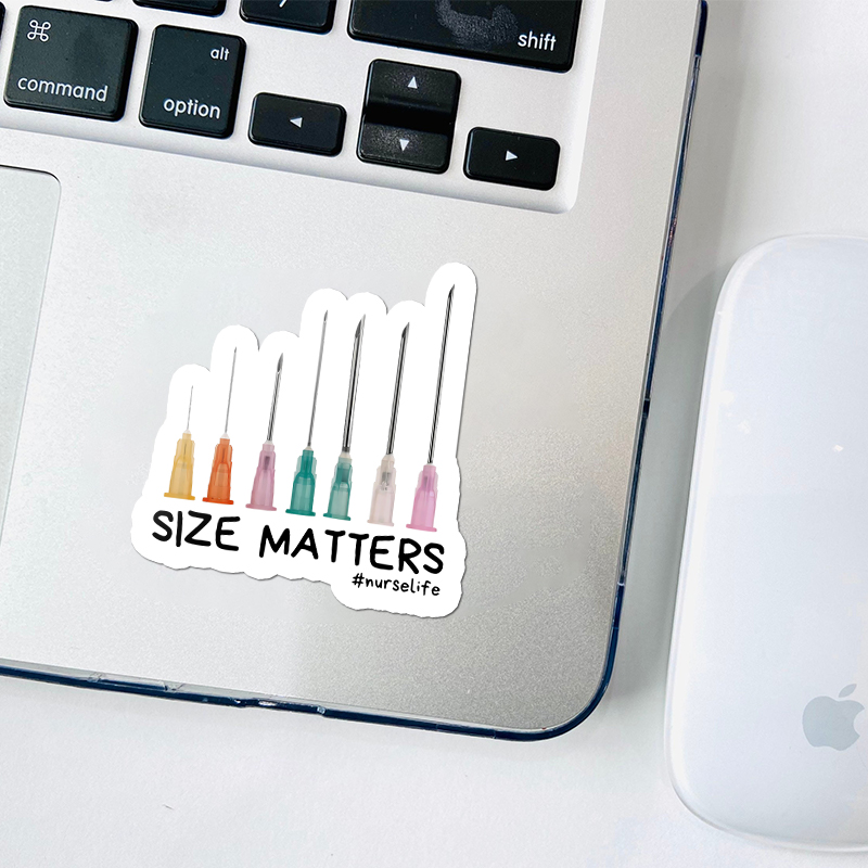 Size Matters Nurse Life Nurse Stickers