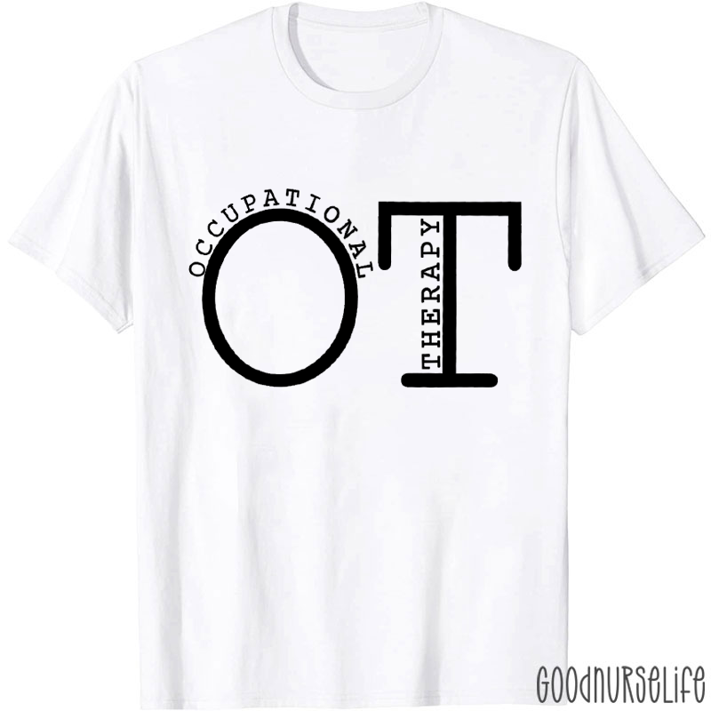 Minimalist Occupational Therapy Nurse T-Shirt
