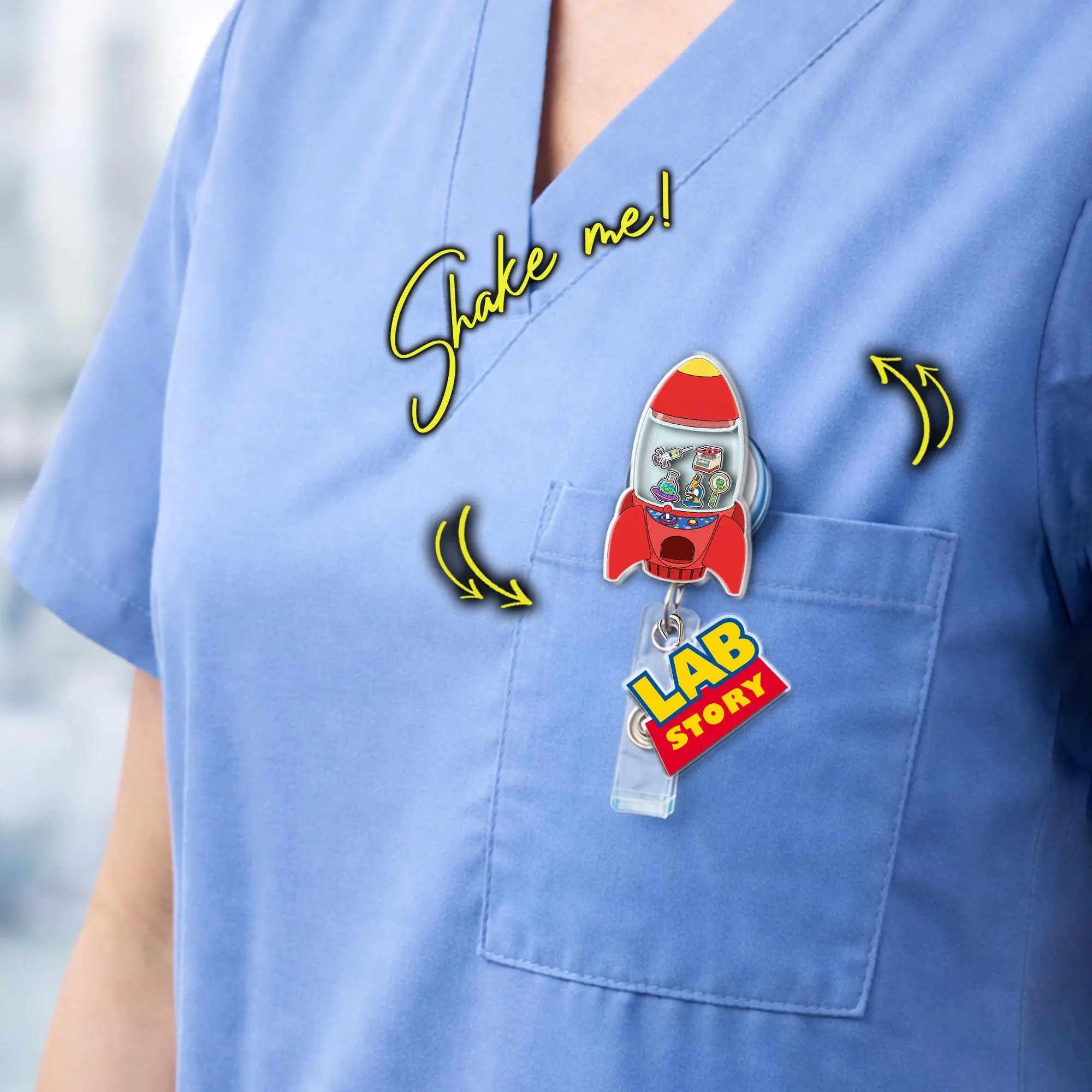 Lab Story Lab Week Shaker Badge Reel