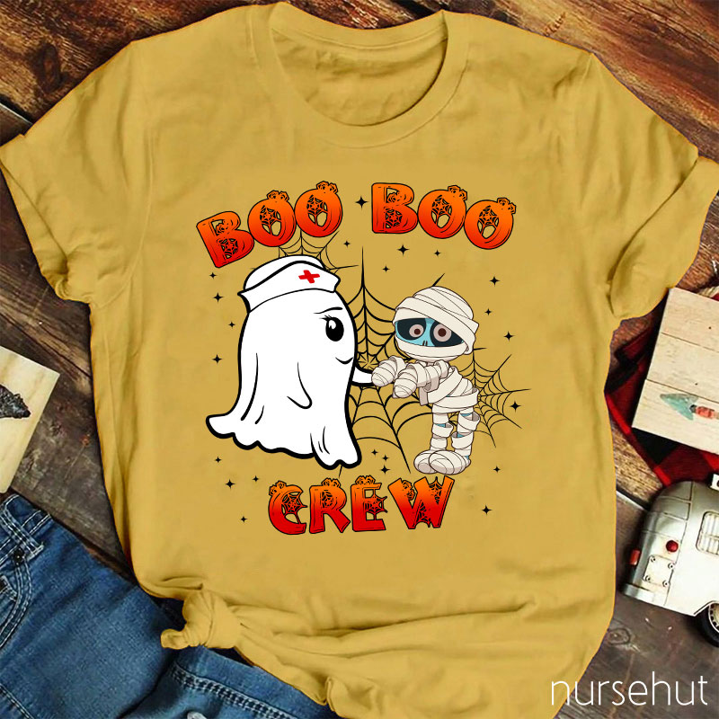Boo Boo Crew Ghost Nurse T-Shirt