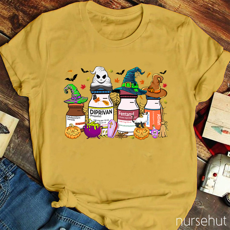 Happy Halloween Pharmacist Nurse T-Shirt