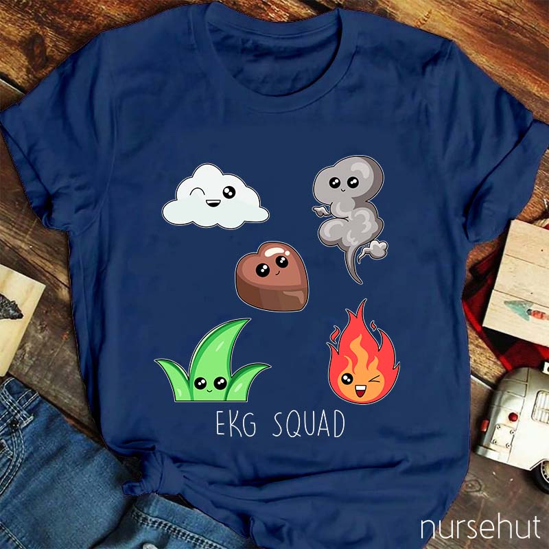 Ekg Squad Nurse T-Shirt