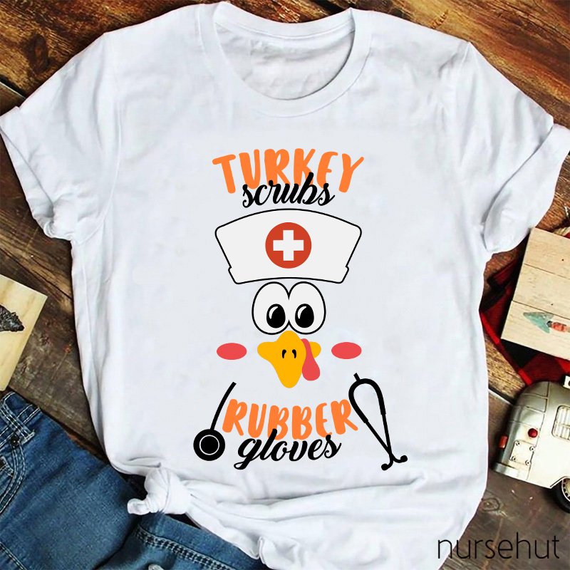 Turkey Scrubs Nurse T-Shirt