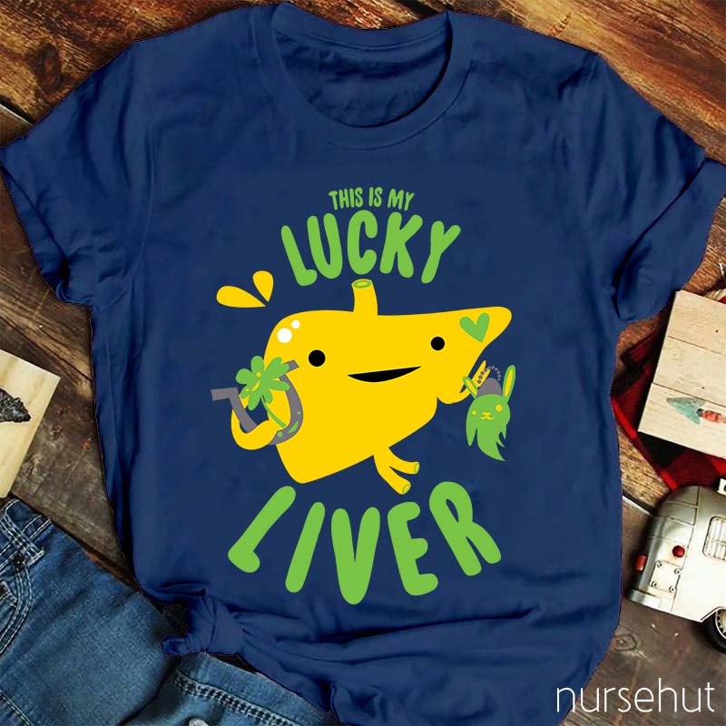 This Is My Lucky Liver Nurse T-Shirt