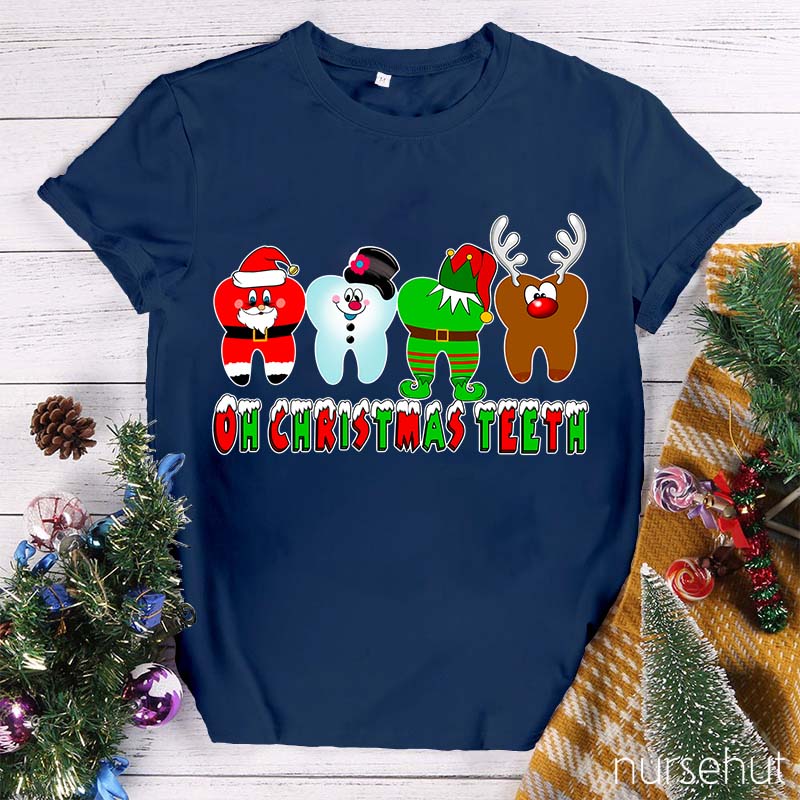 Oh Christmas Teeth Nurse T-Shirt