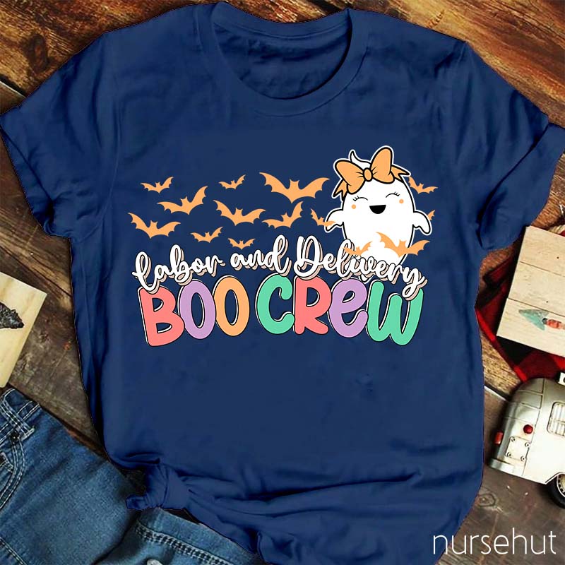 Labor And Delivery Boo Boo Crew Nurse T-Shirt