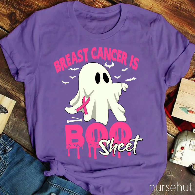 Breast Cancer Is Boo Sheet Nurse T-Shirt