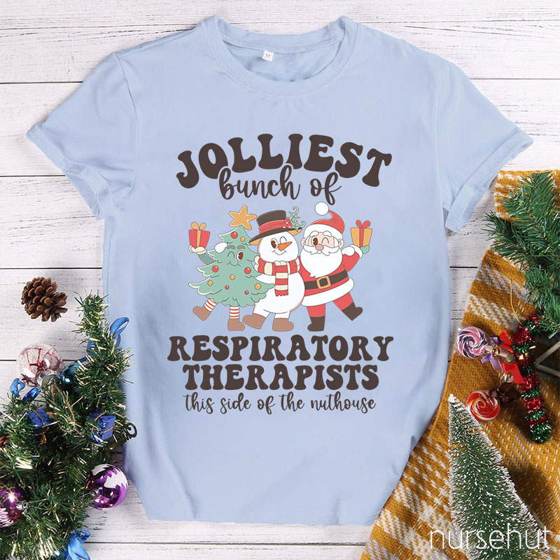 Personalized Jolliest Bunch Of  Nurse T-Shirt