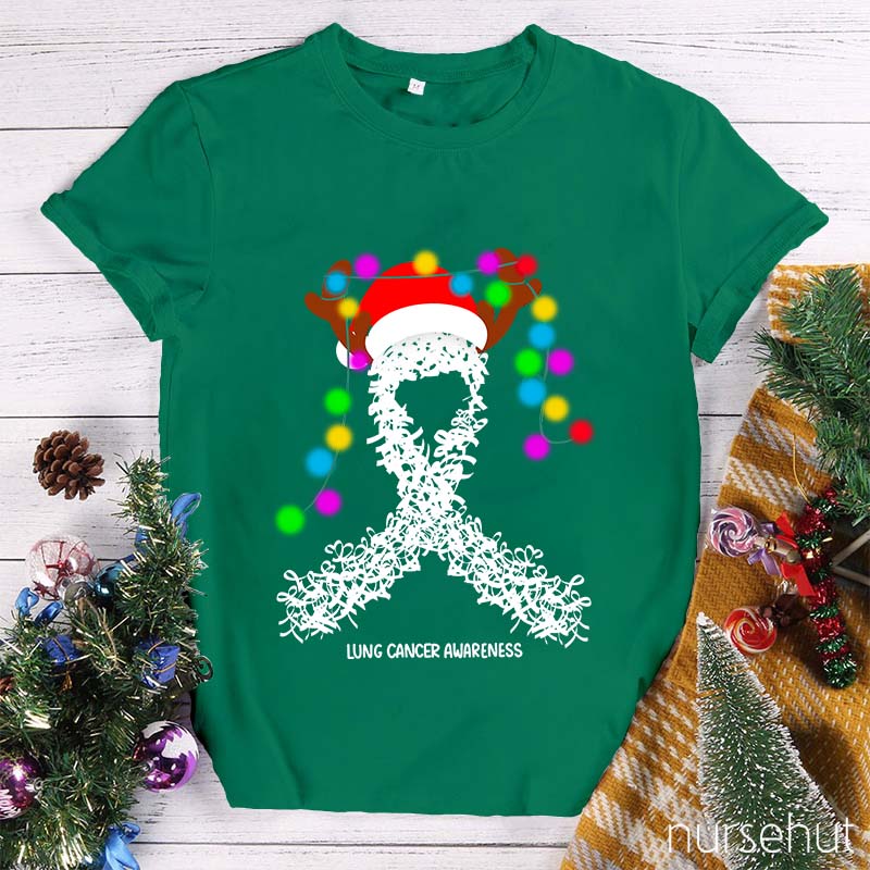 Lung Cancer Awareness Nurse T-Shirt