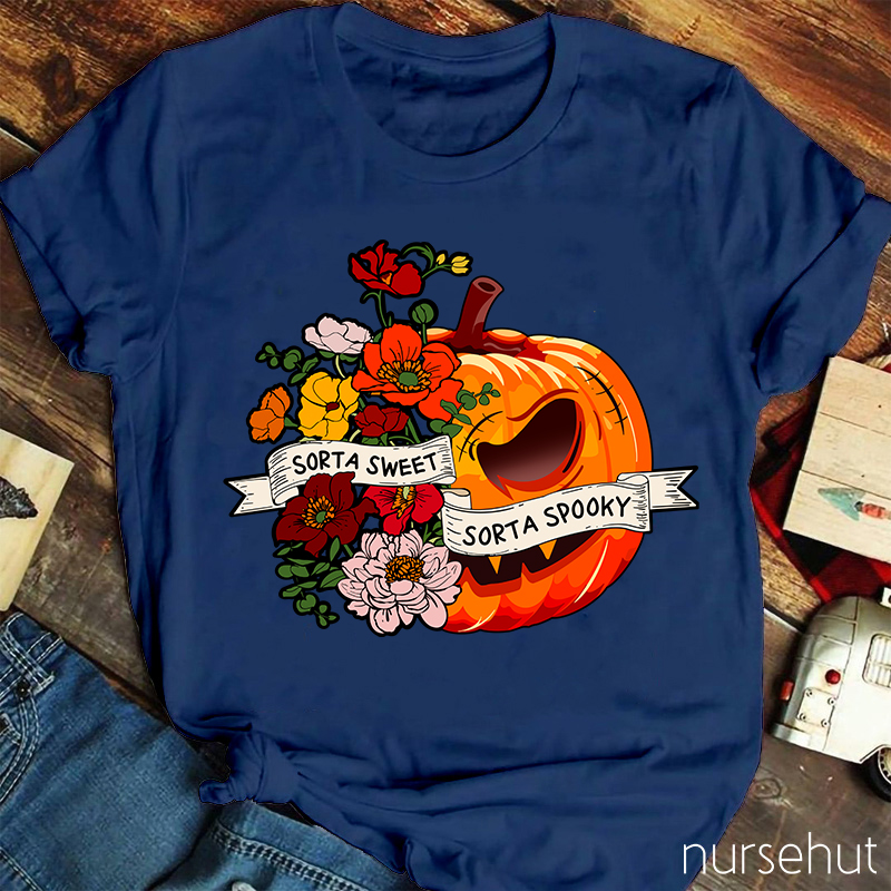 Sorta Sweet Sorta Spooky Nurse T-Shirt