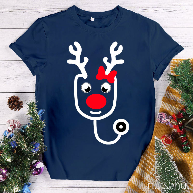 An Elk Stethoscope Nurse T-Shirt