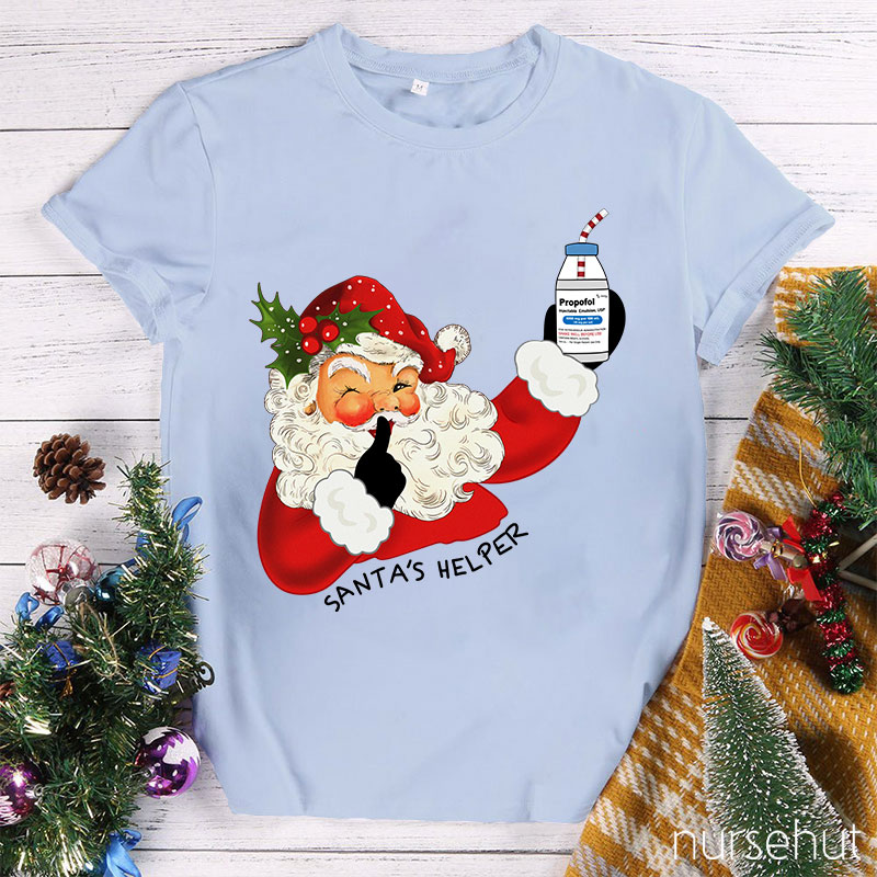 Santa's Helper Nurse T-Shirt