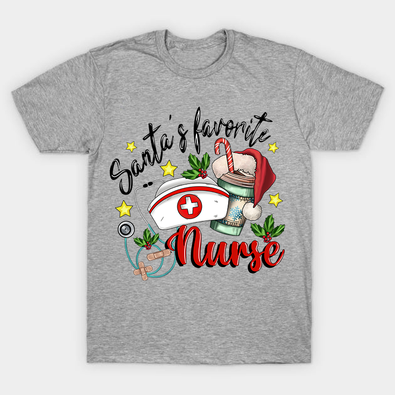 Santa's Favorite Nurse T-Shirt