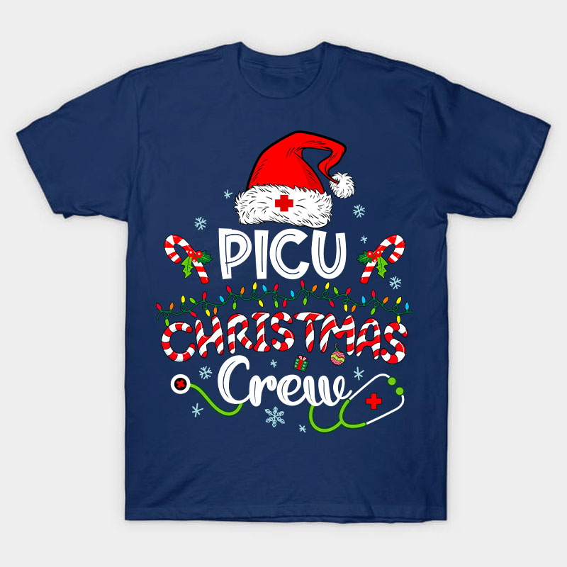 Personalized Christmas Crew Nurse T-Shirt