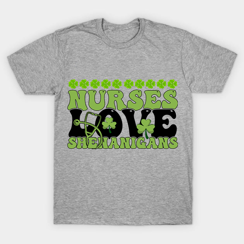 Nurse Love Shenanigans Nurse T-Shirt
