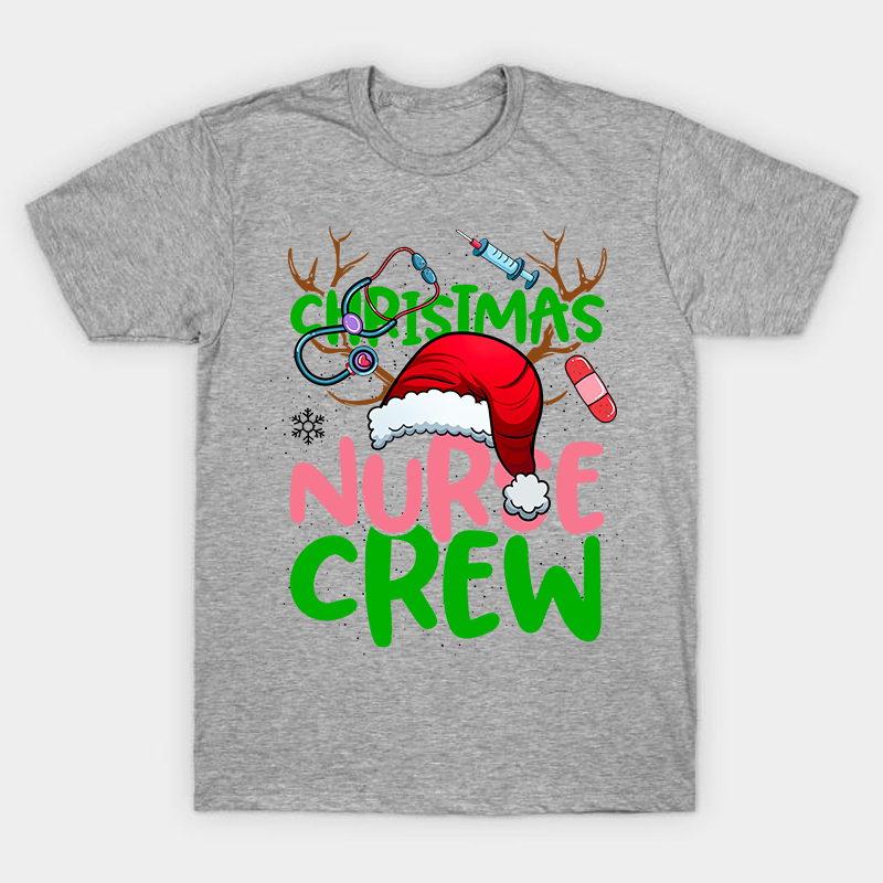 Christmas Nurse Crew Nurse T-Shirt