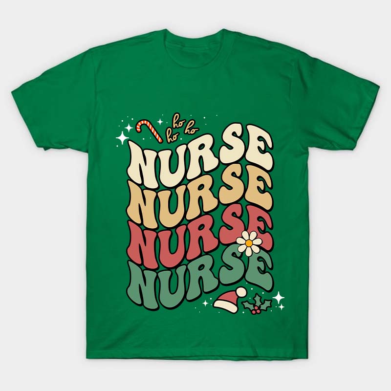 Ho Ho Ho Best Christmas Ever Nurse T-shirt