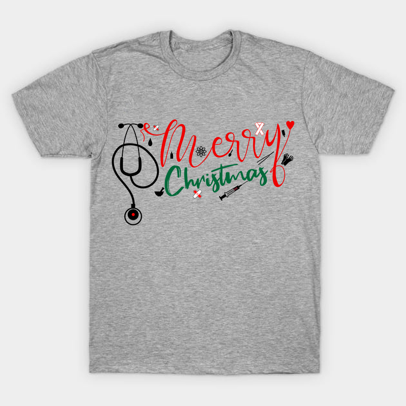Nurse's Happiest Day Merry Christmas Nurse T-Shirt