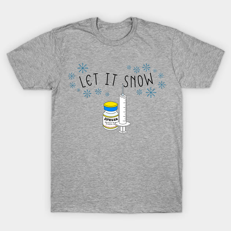 Let It Snow Nurse T-Shirt