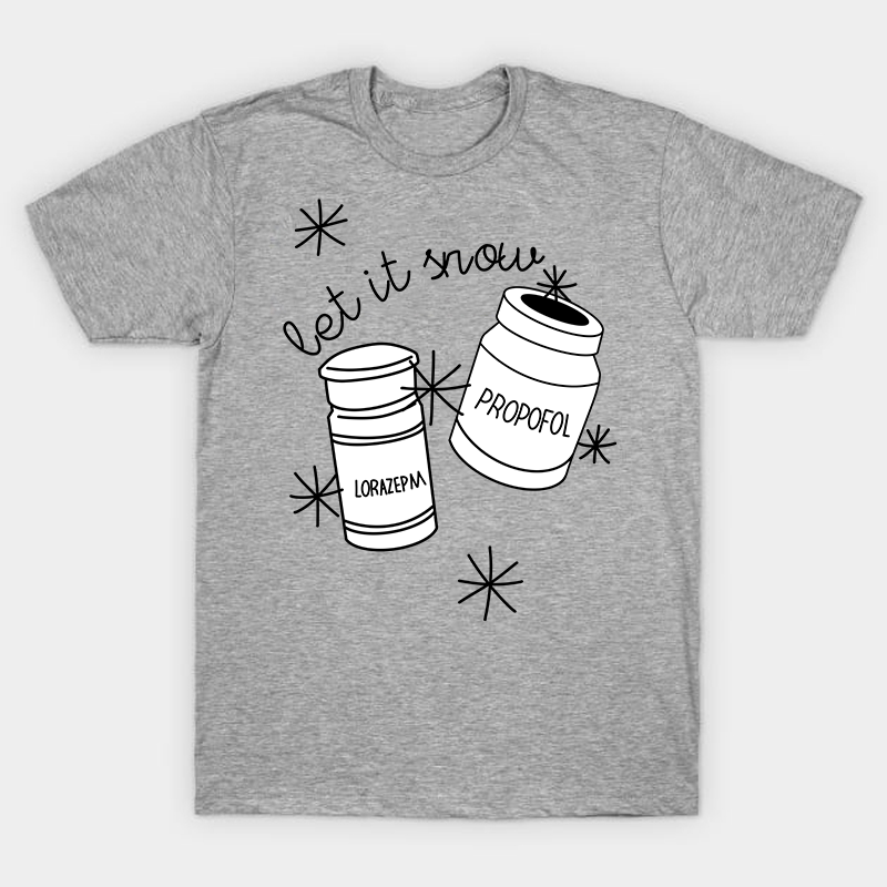 Let It Snow Nurse T-Shirt