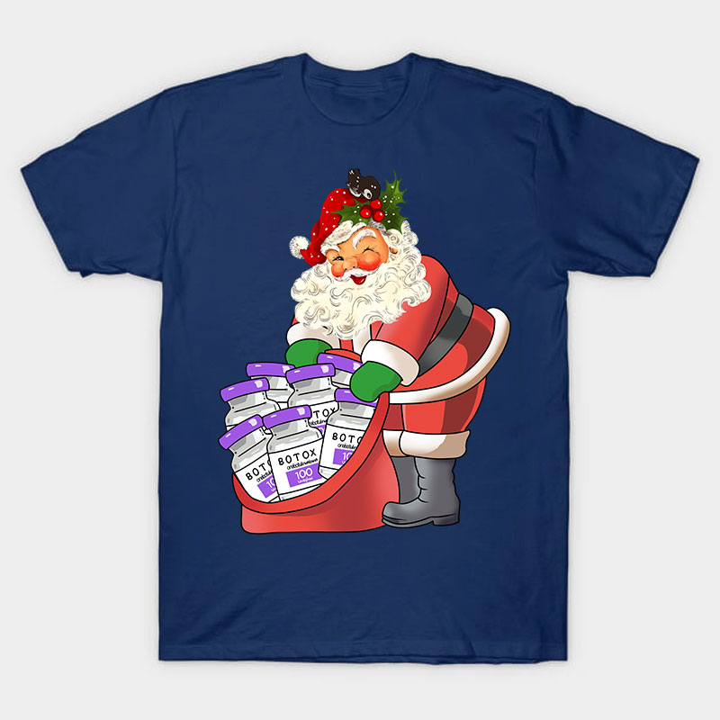 Santa Claus Brings Christmas Botox Nurse T-Shirt