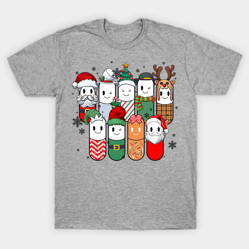 Cute Christmas Pills Nurse T-Shirt