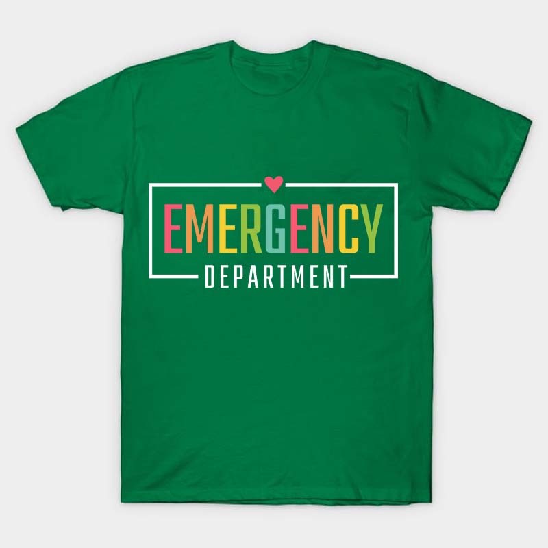 Personalized Emergency Department Nurse T-Shirt