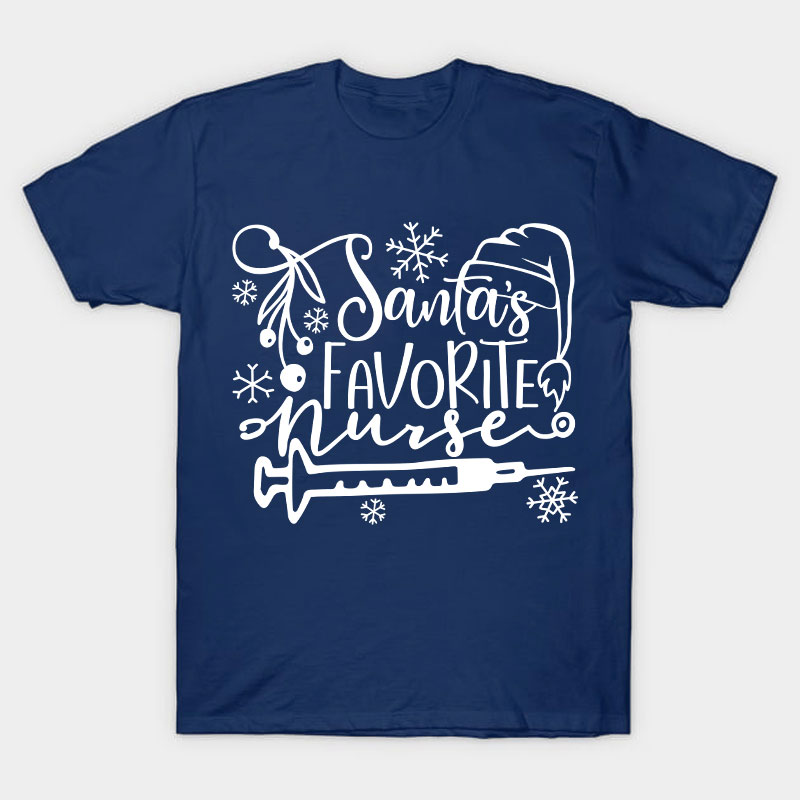 Santa's Favorite Nurse T-Shirt