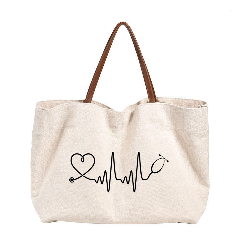 Heart Stethoscope Nurse Shoulder Bag
