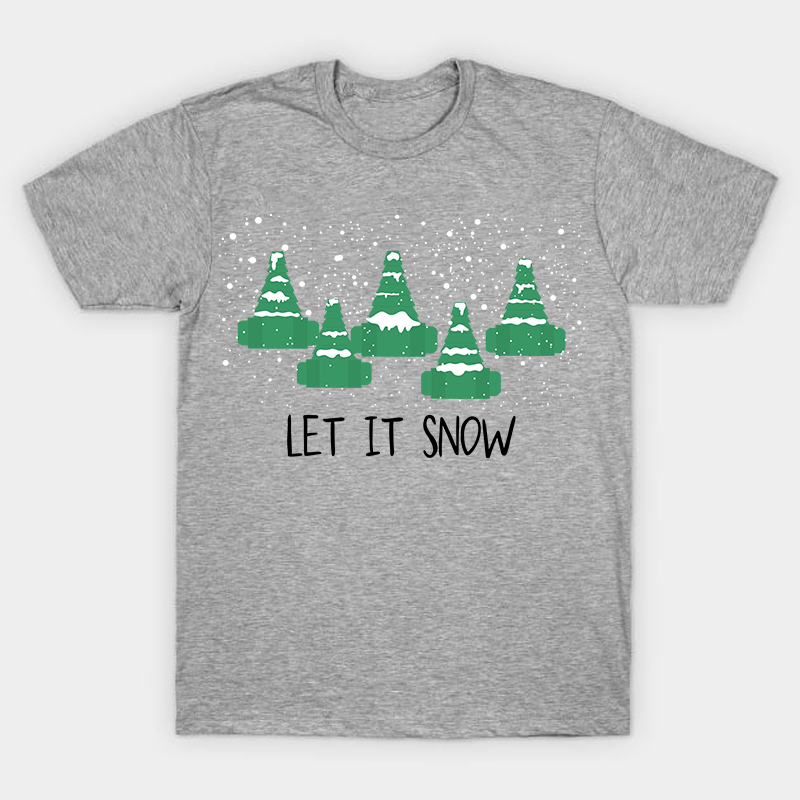 Let It Snow Nurse T-Shirt