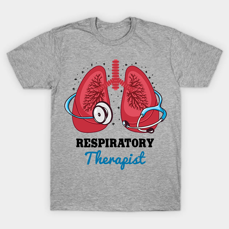 Stethoscope Around A Lung RT Nurse T-Shirt