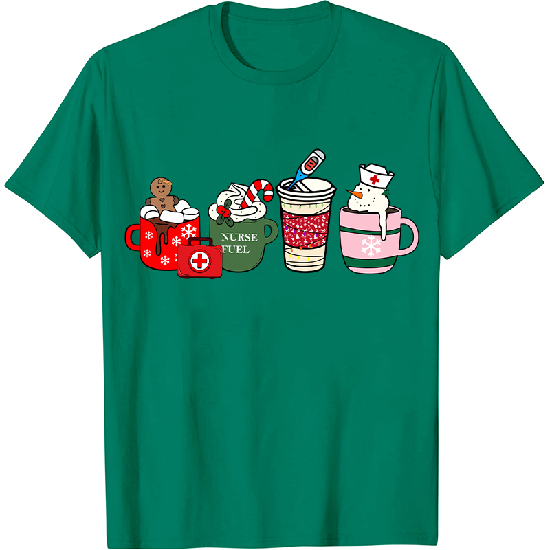 Nurse Christmas Coffee Nurse T-Shirt