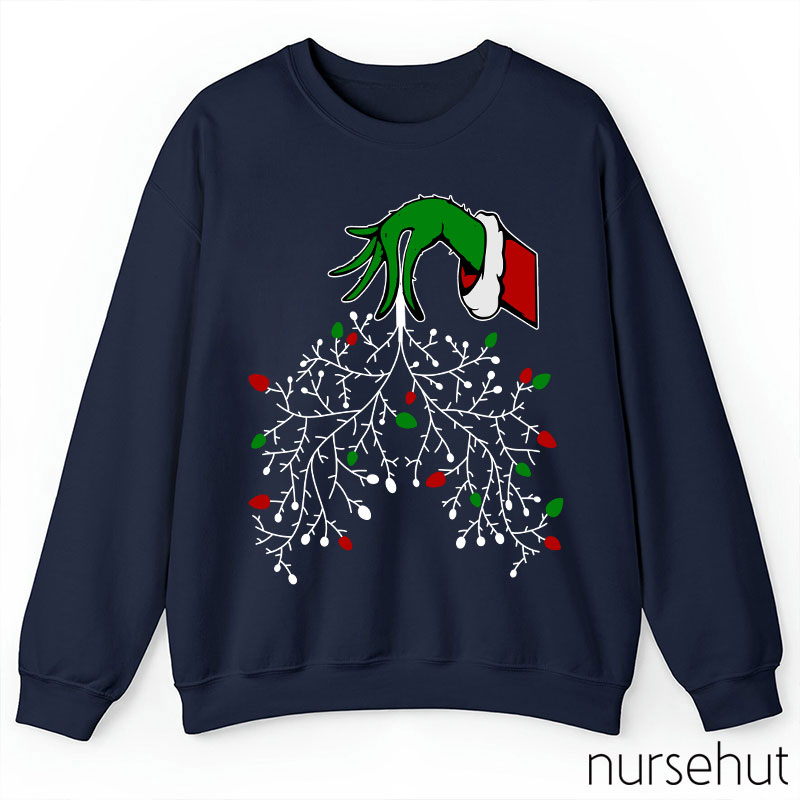 It's Time To Turn On The Christmas Lights Nurse Sweatshirt