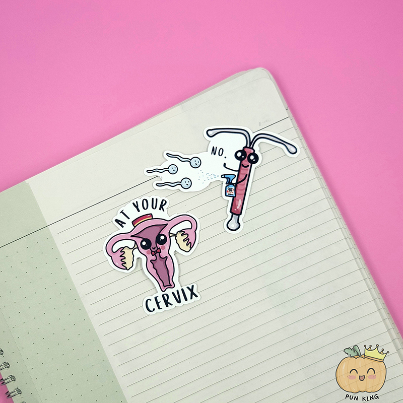 OBGYN Pun Nurse Stickers