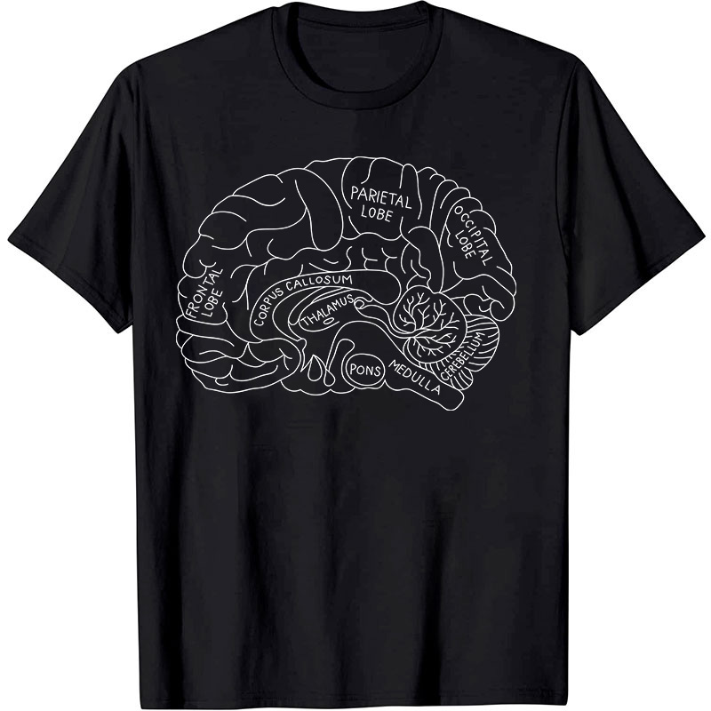 Not A Part Missing Brain Nurse T-Shirt