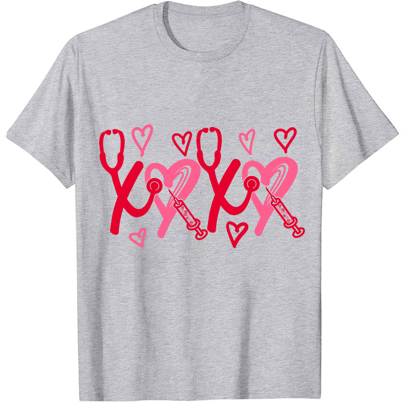 Love Stethoscope Nurse T-Shirt