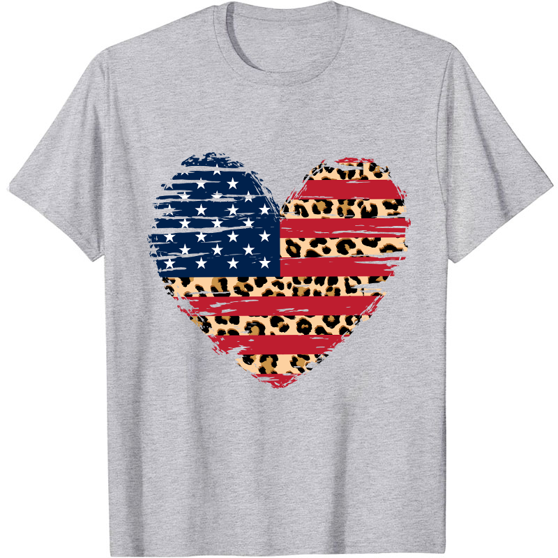 Independence Day Heart Flag Nurse T-Shirt