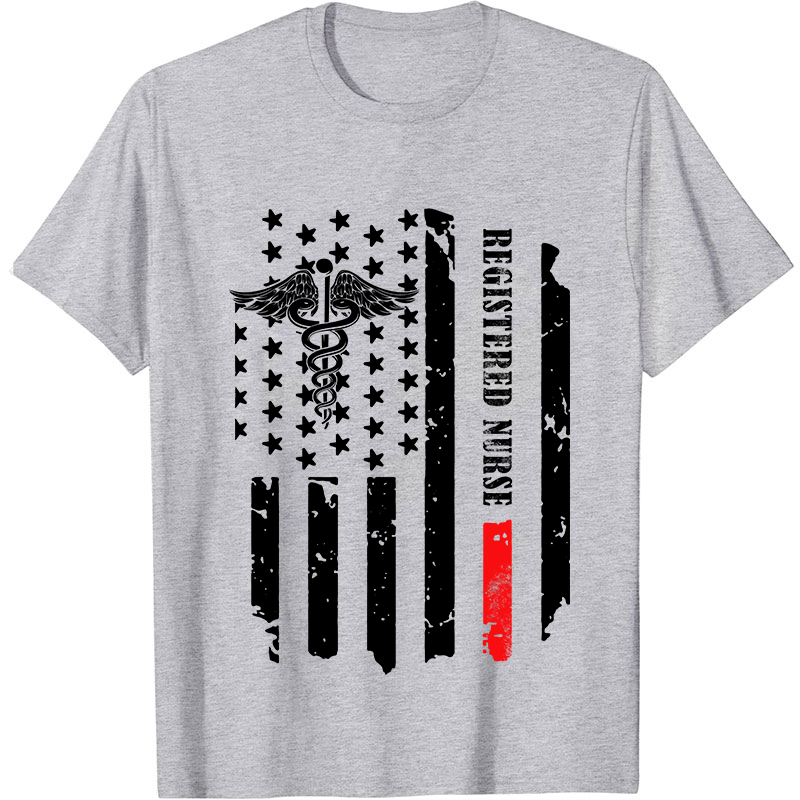 Personalized Department Flag Nurse T-Shirt